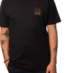 A Lost Cause Burning inside Black T-Shirt for Men